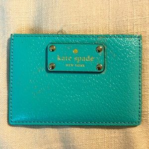 Kate Spade Cardholder- Turquoise